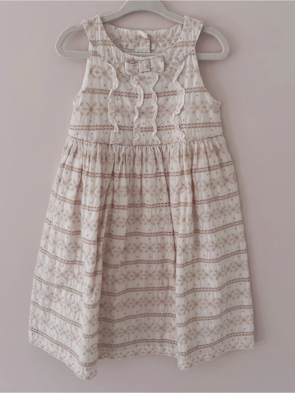 Vintage Janie and Jack Eyelet Dress